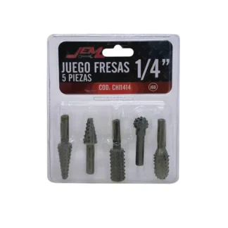 Juego de Fresas para Madera JEM 5 Piezas de 1/4