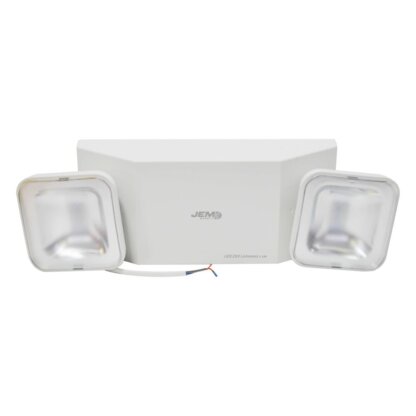 Lámpara de Emergencia LED JEM 200 Lúmenes 2.4 W Doble Foco