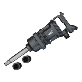 Llave de impacto neumática Elan Tools de 1 pulgada con yunque largo y 2 dados