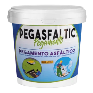 Cemento asfáltico acuoso Pegasfaltic Cevsa pegamento asfáltico base acuosa