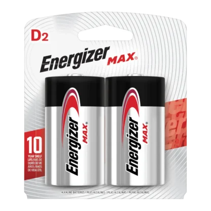 Pilas Alcalinas Energizer AAA y D Paquete de 2 - D x2