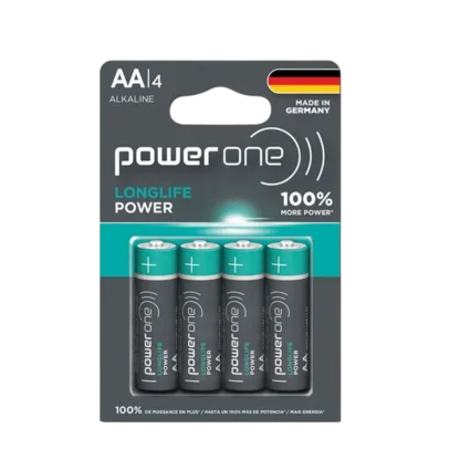 Pilas PowerOne AA, AAA y D en Paquete de 2 y 4 Unidades - AA x4